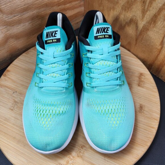 Nike Free RN 2018 Womens Blue Running Shoes Sneakers Size 9 - Picture 3 of 9
